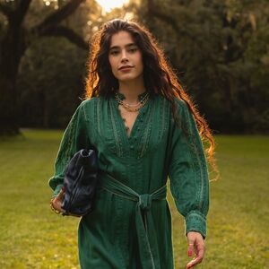 Elegant Green Women's Dress